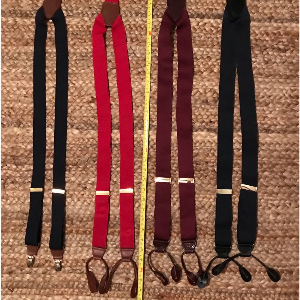 Lot of Various Suspenders